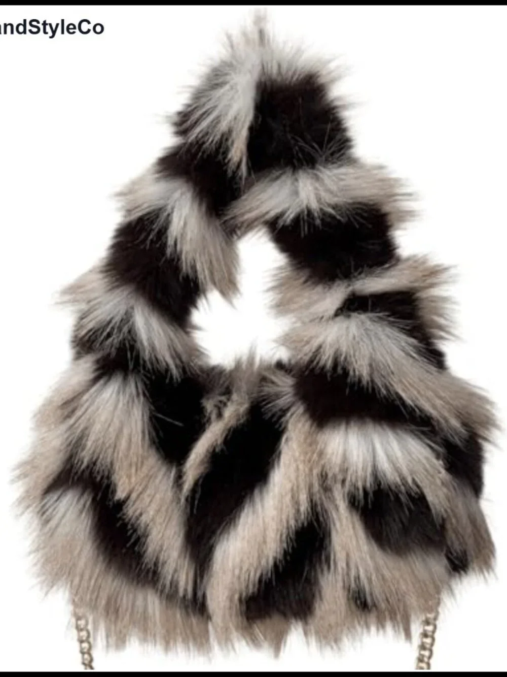 Faux Fur Hobo Tote Bag Lightweight Shoulder Crossbody Purse Women Handbag